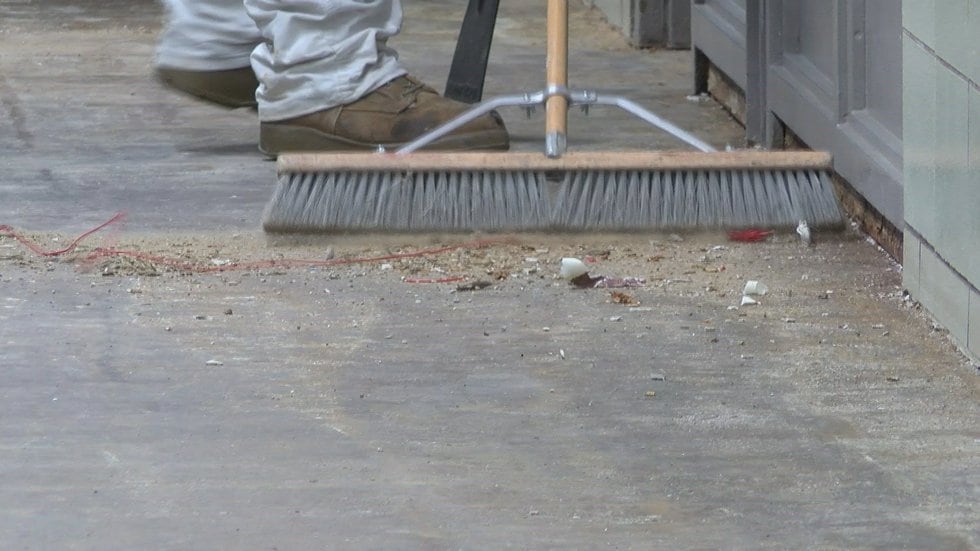 This week Reed says contractors were able to start work after months of insurance negotiations...