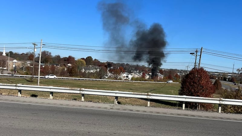 Police say a vehicle "blew up" late Wednesday morning in the area of Eagle Nest Drive.