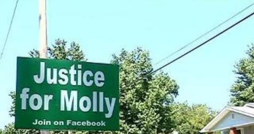The "Justice for Molly" facebook page now has more than 22,000 members.