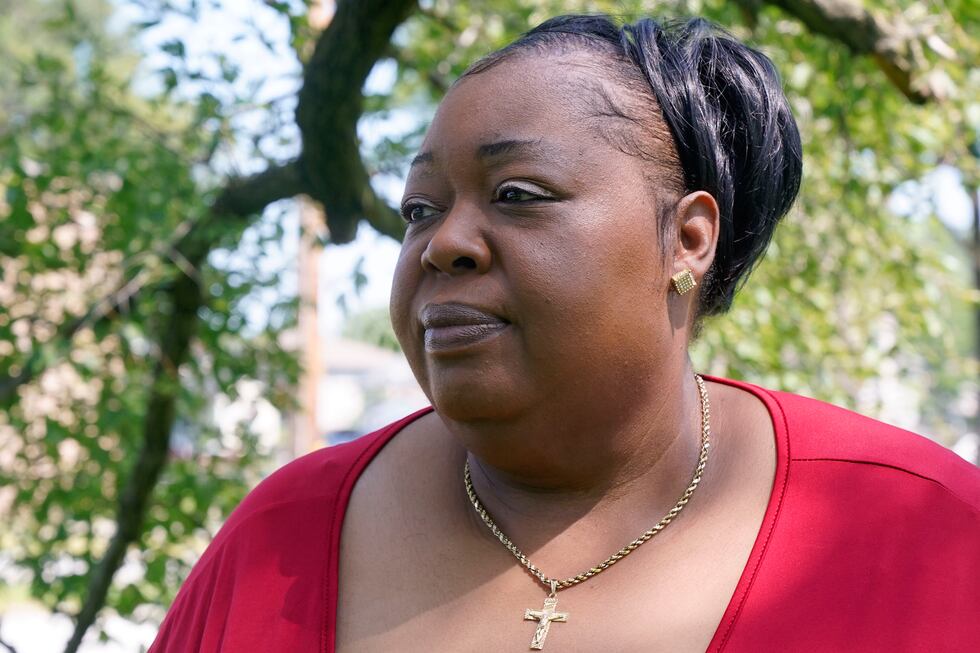 Lavette Mayes poses for a portrait at home Wednesday, Aug. 16, 2023, in Illinois. Mayes said...