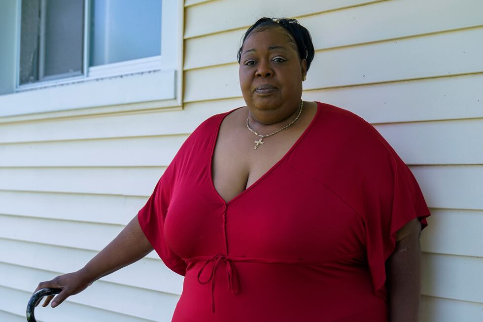 Lavette Mayes poses for a portrait at home Wednesday, Aug. 16, 2023, in Illinois. Mayes said...
