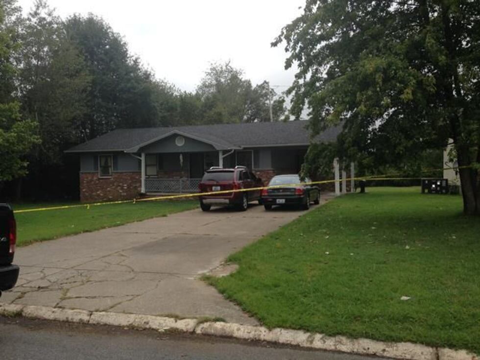 Scene of the home in Mayfield, KY (Source: Allison Twaits, KFVS)