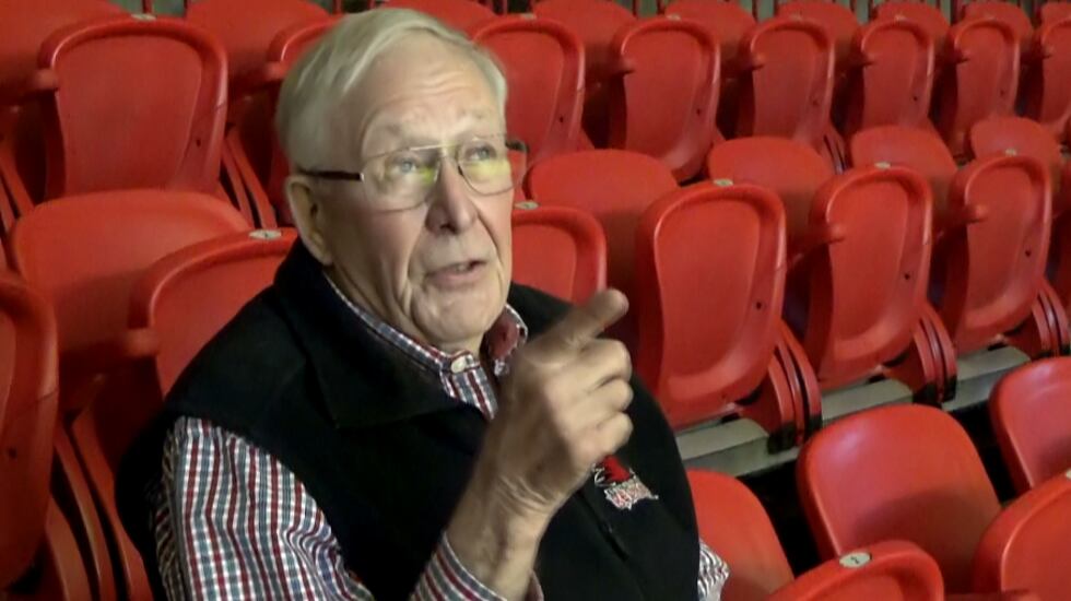 If you ask 86-year-old John Hopkins of Cape Girardeau, section 106, row Q, seat 1 is the best...