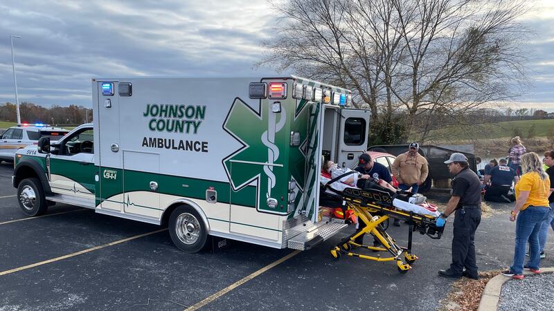 The scene included 10 victims portrayed by SCC student ambassadors and family members of SCC...
