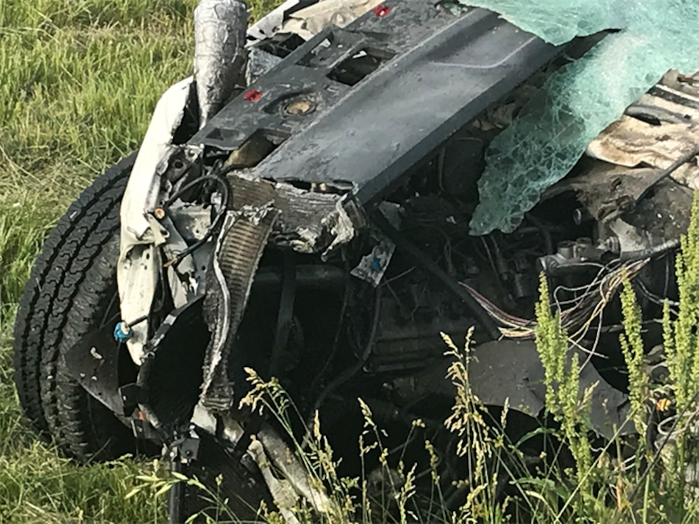 The crash was between a semi and pick-up-truck (Source: KFVS)