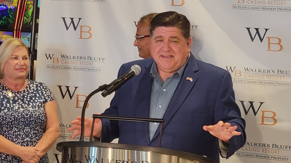 Illinois Governor JB Pritzker attended the ribbon-cutting ceremony for the new Walker's Bluff...