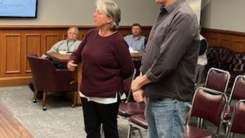 Frankie Lea Hannan, the new Riverside Regional Library director, and retiring Director Jeff...