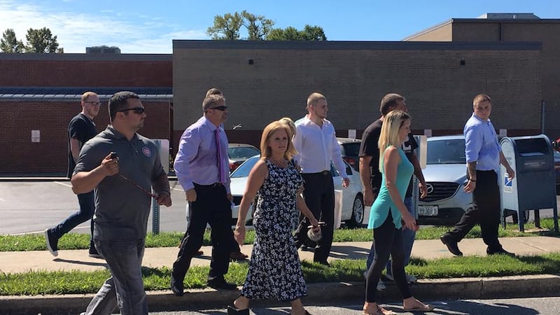 Bethune family as Gaege Bethune is released from jail (Source: Brittany Jacob, KFVS)
