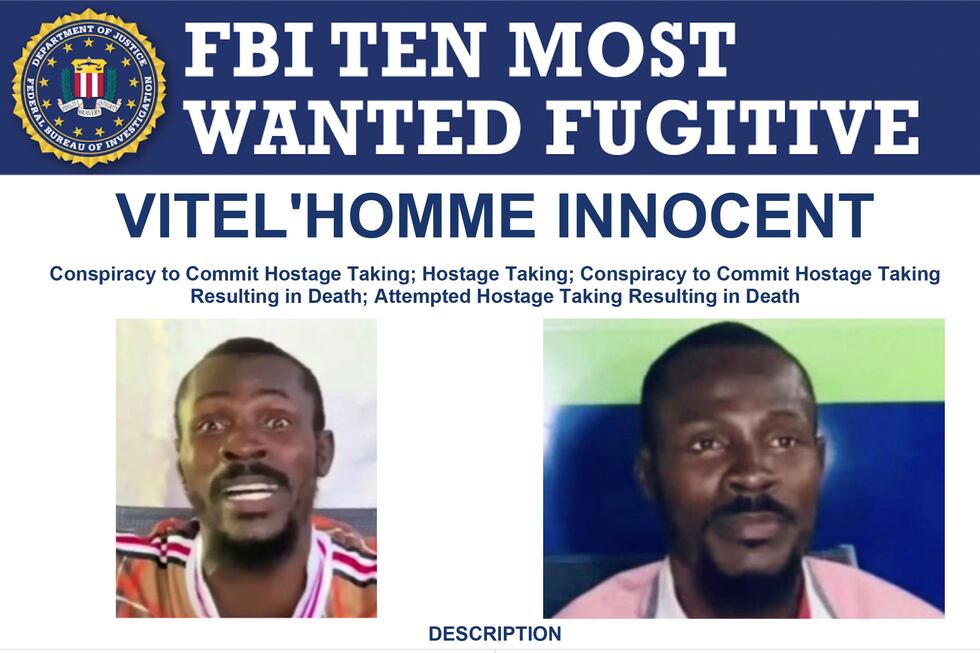 In this wanted posting released by the Federal Bureau of Investigation, Haitian gang leader...