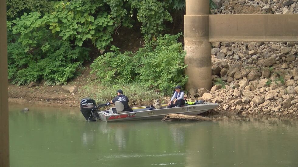 Dive team members are searching the Black River in Poplar Bluff for a missing woman.