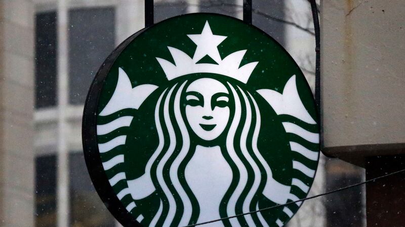 FILE - The Starbucks logo is seen on a shop, March 14, 2017, in downtown Pittsburgh. (AP...