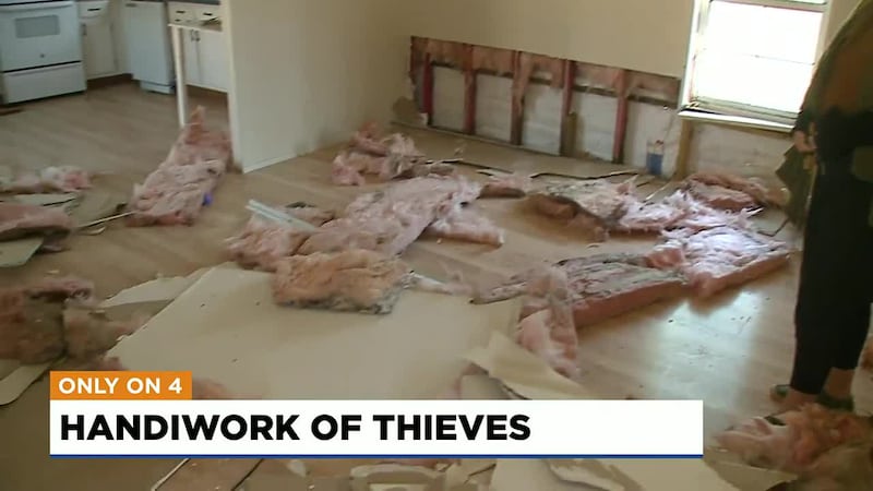 Jefferson County home destroyed as thieves go after scrap metal