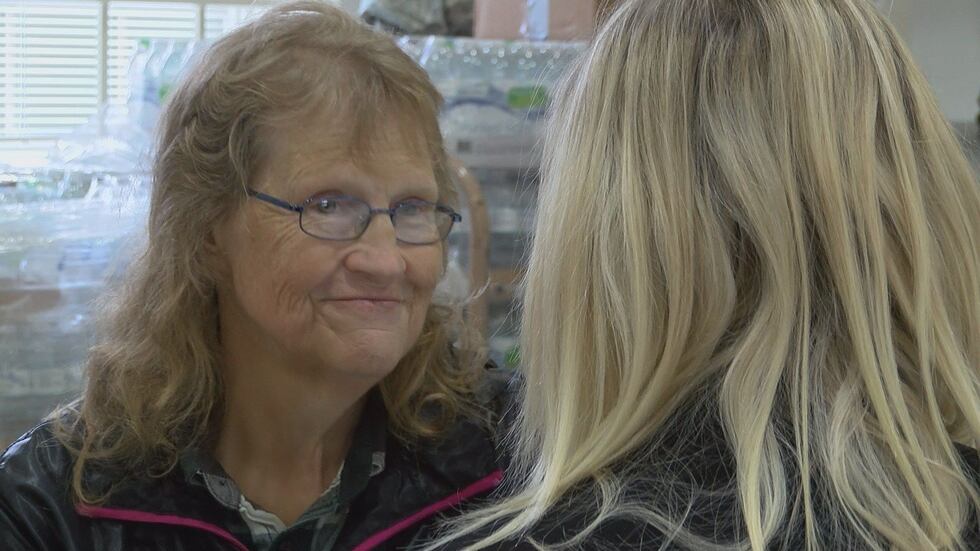 Debbie Wilson of East Prairie says she's overwhelmed by the kindness of Air Force and Navy...